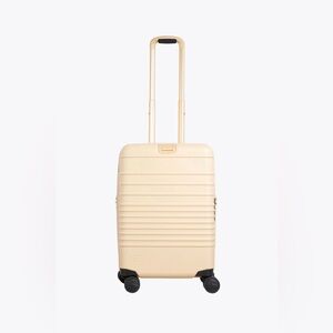 NEW Beis Luggage THE CARRY-ON ROLLER IN BEIGE **IN BOX UNOPENED**